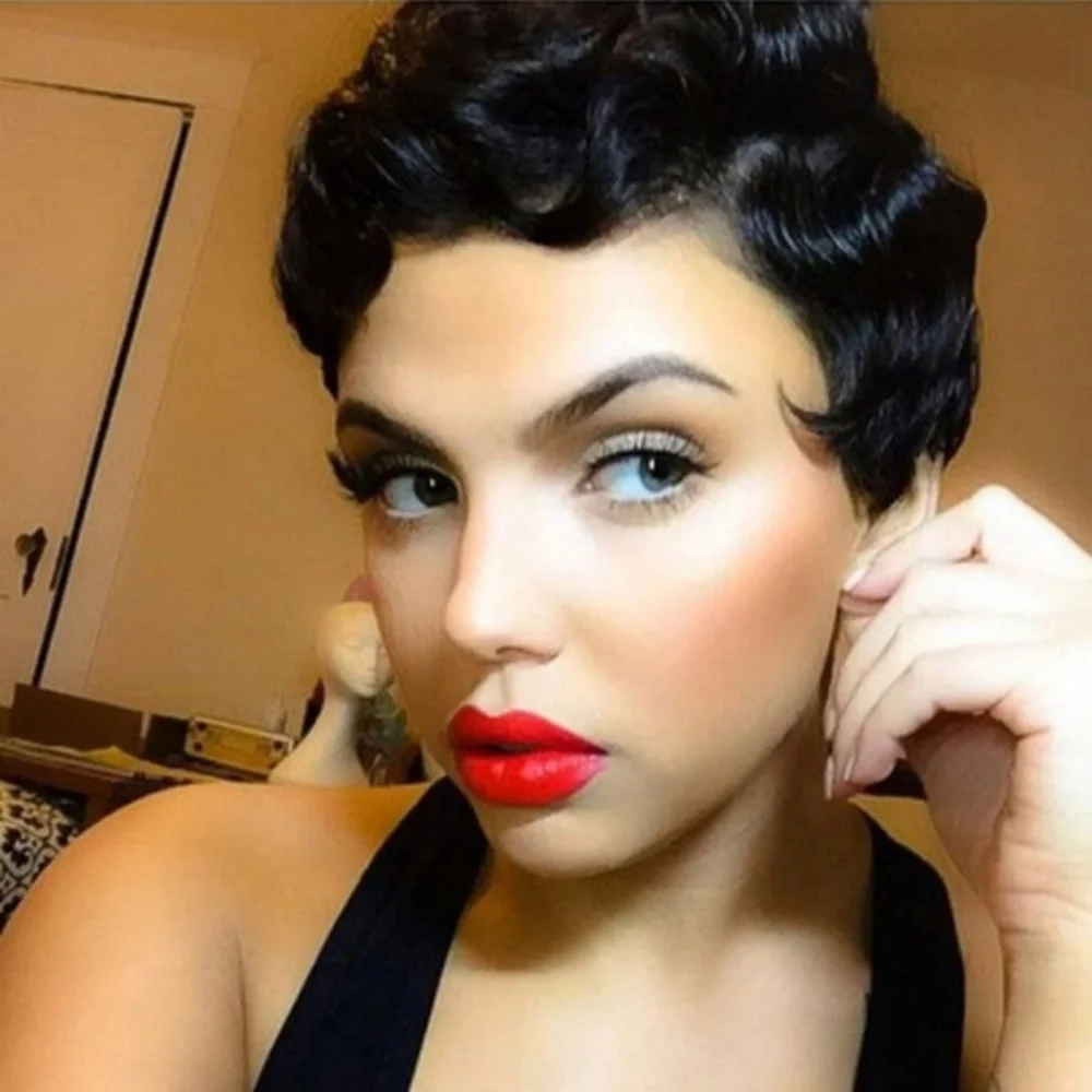 Blooming Hair Short Pixie Wig